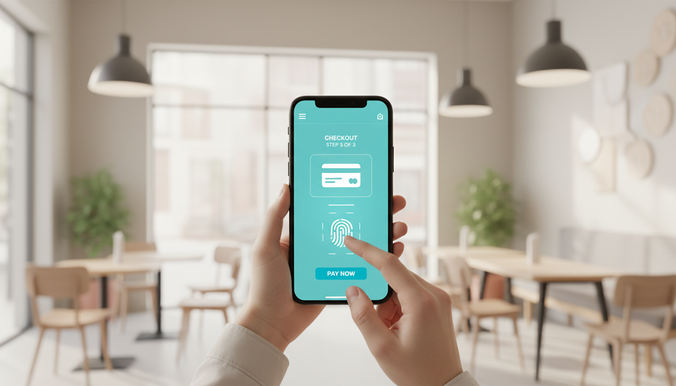 Kafede mobil checkout deneyimi
